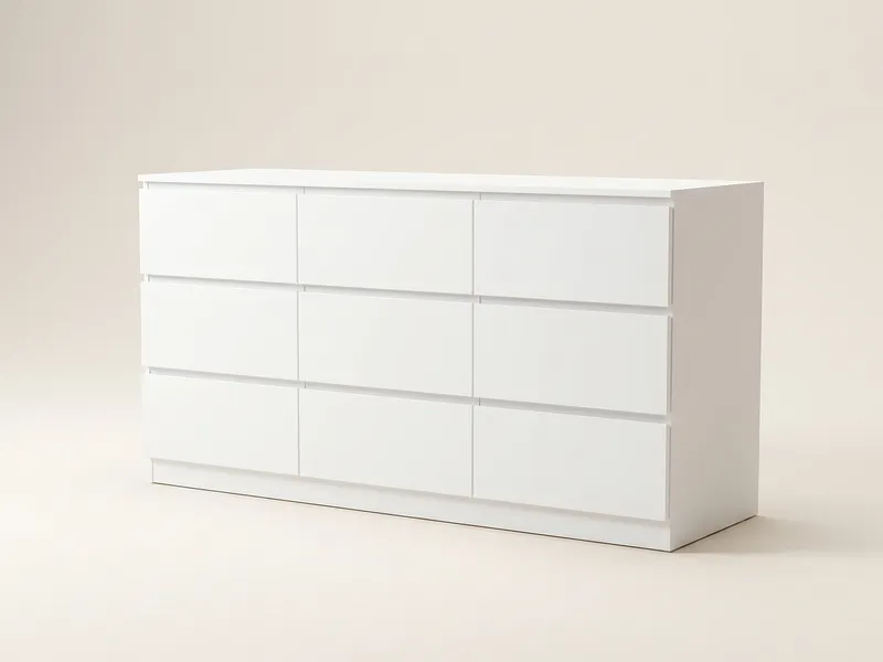 Cómoda Blanca con Cajones