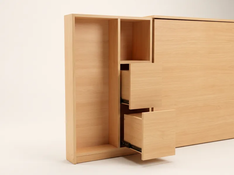 Aparador de Madera con Cajones